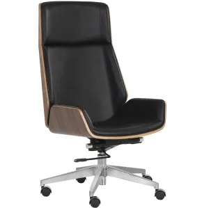 Rhett Office Chair, Dillion Black