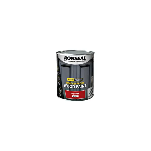 Ronseal 10-Year Weatherproof Satin Wood Paint 750ml