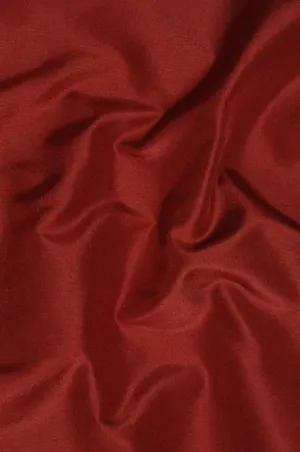 Rusty Red Taffeta Silk Fabric