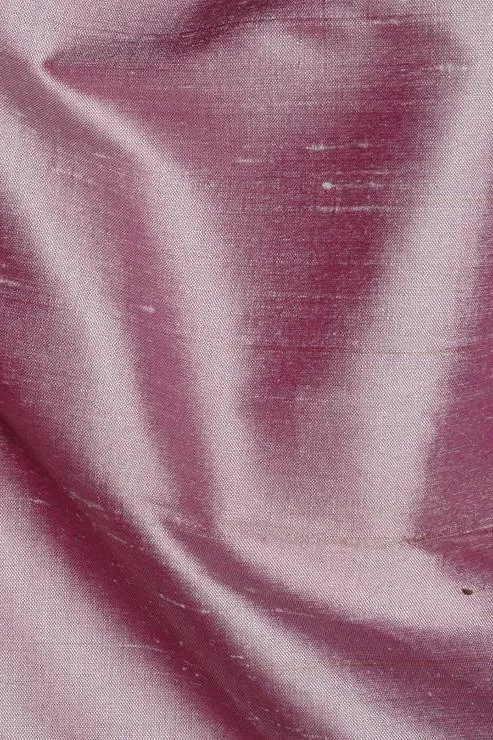 Shaded Lilac Pink Silk Shantung 54" Fabric