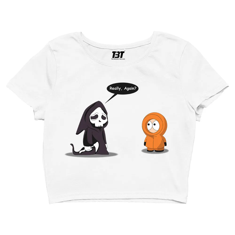 South Park Crop Top - Kenny And Grim Reaper