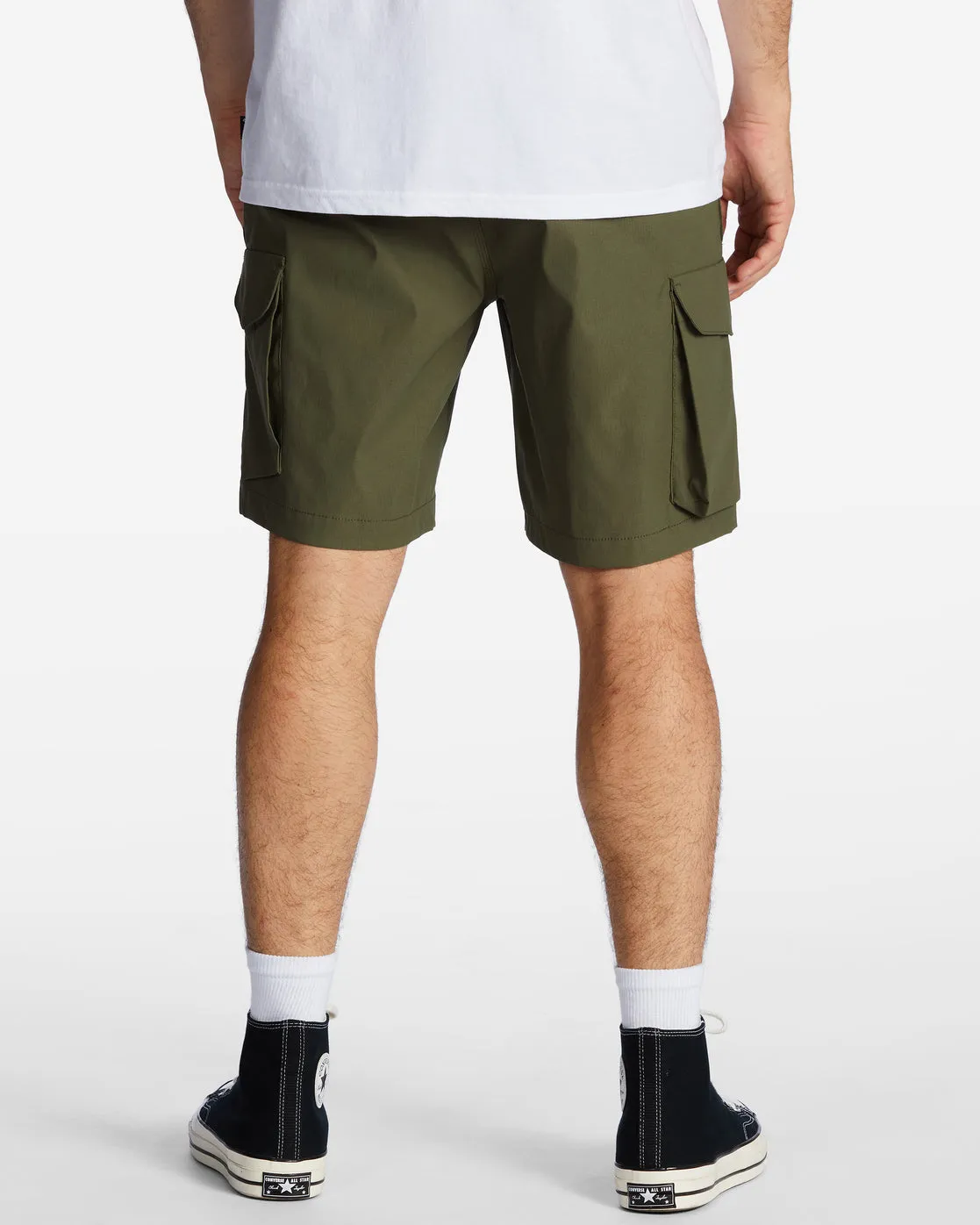 Surftrek Elastic Technical Cargo 19" Shorts - Military