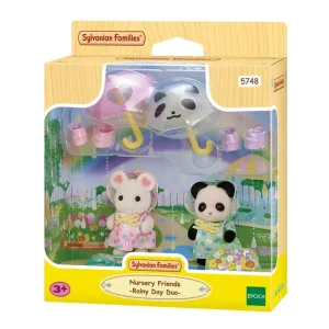 Sylvanian Families Nursery Friends Rainy Day Duo