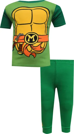 Teenage Mutant Ninja Turtle Michelangelo Look Alike Toddler Pajama