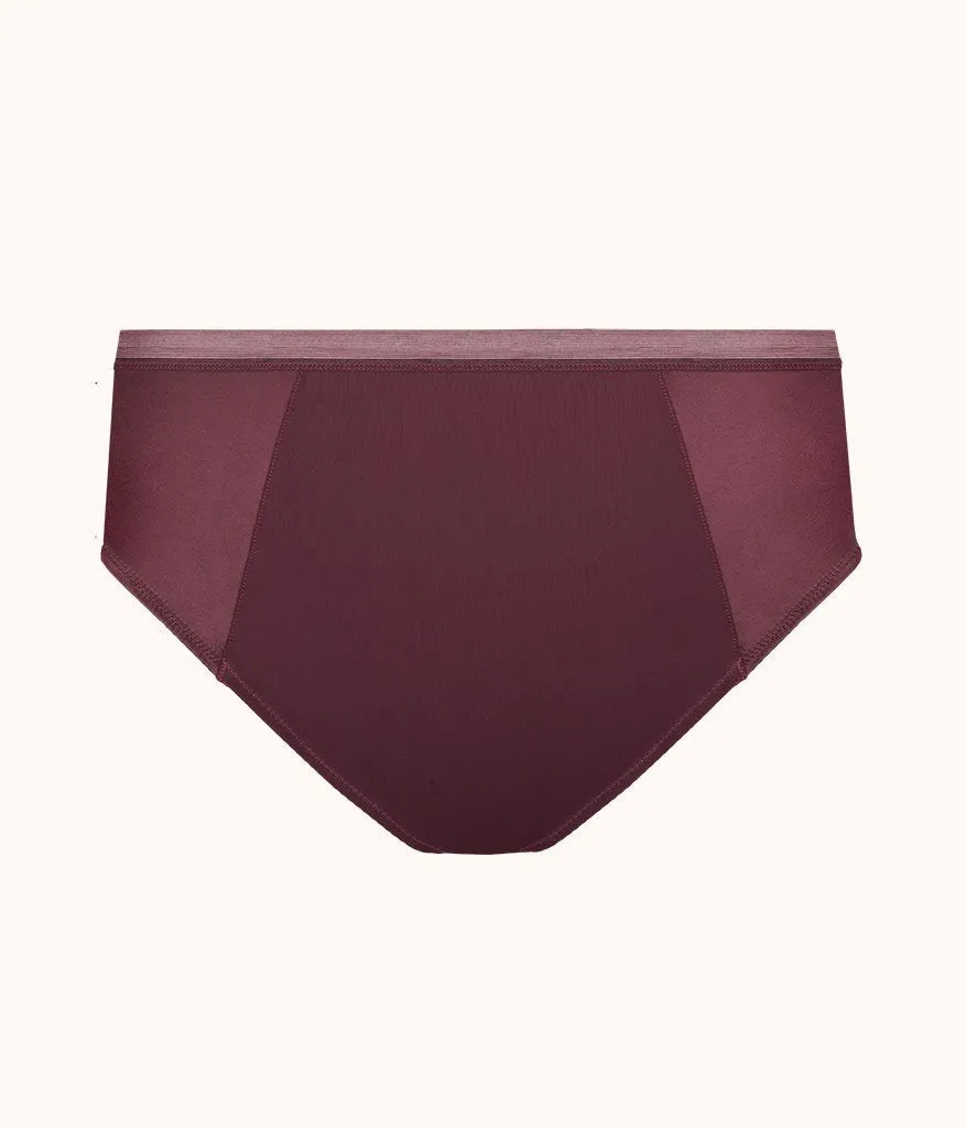 The Luxe High Waist Bikini: Plum