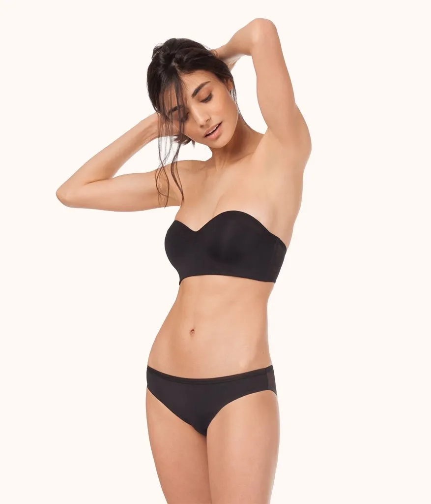 The No-Wire Strapless: Jet Black