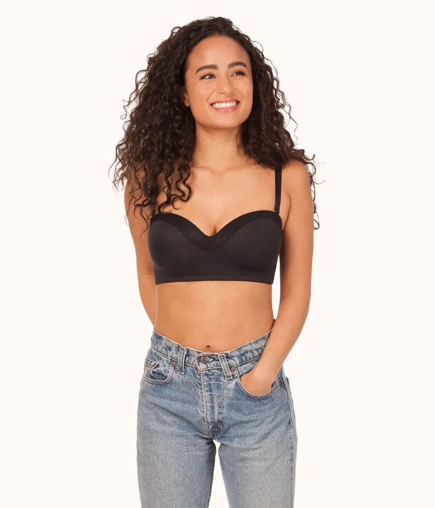 The No-Wire Strapless: Jet Black