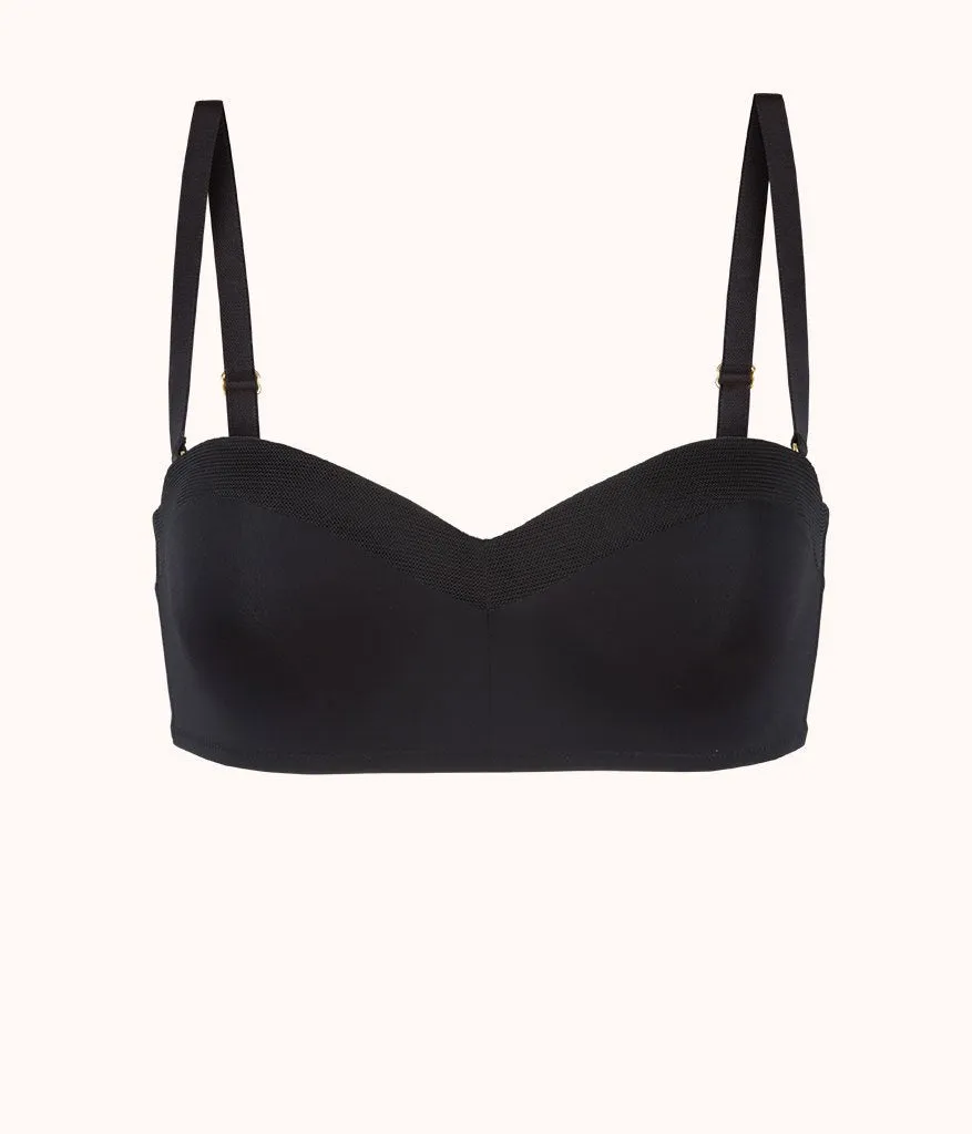 The No-Wire Strapless: Jet Black