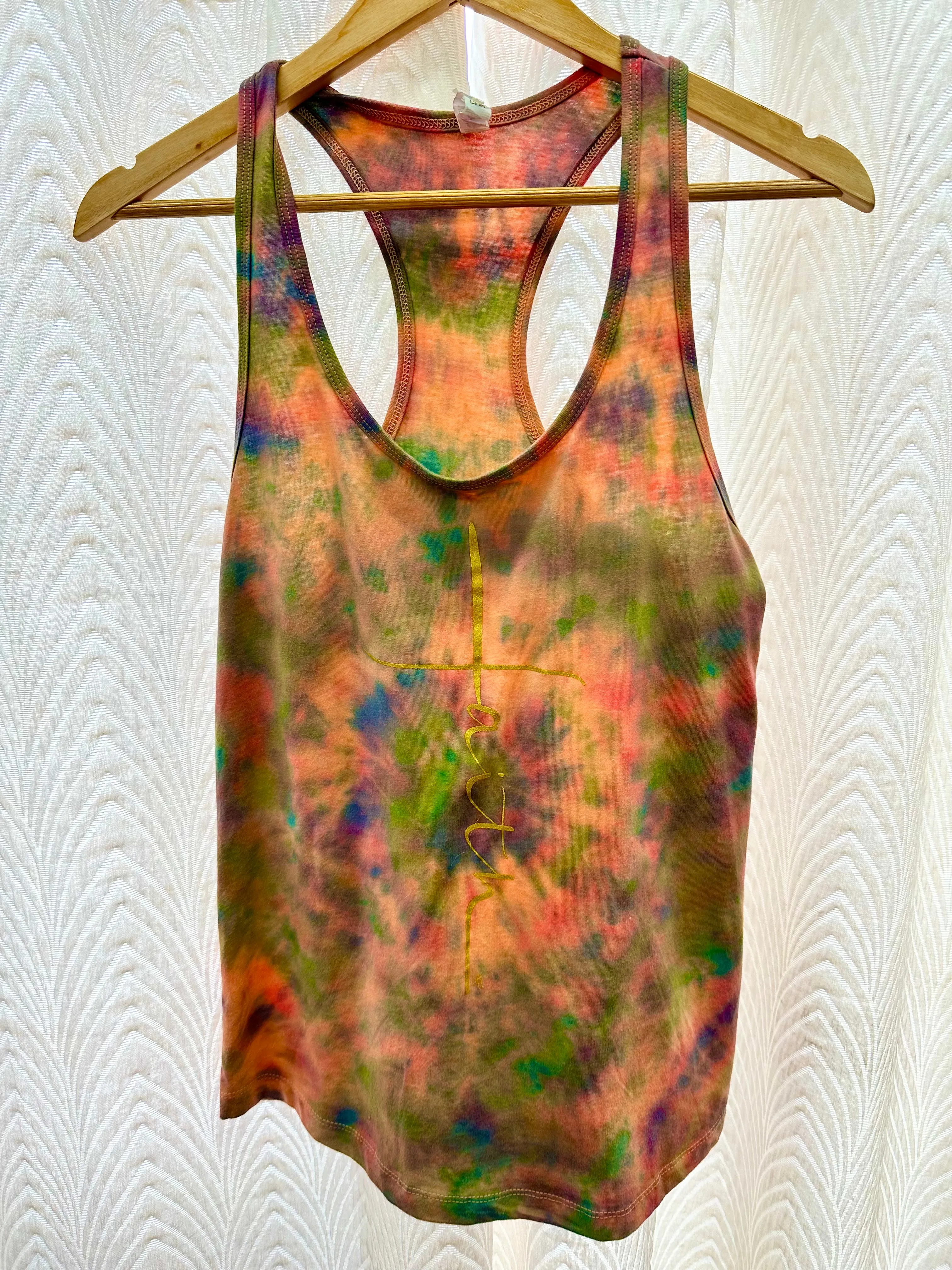 Tie Dye Faith Tank Top