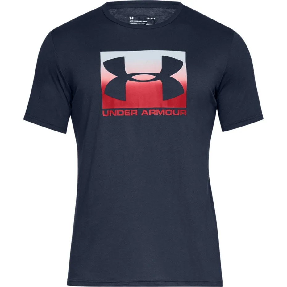 Under Armour Boxed Sportstyle Ss Men's T-Shirt Navy Blue 1329581 408 M