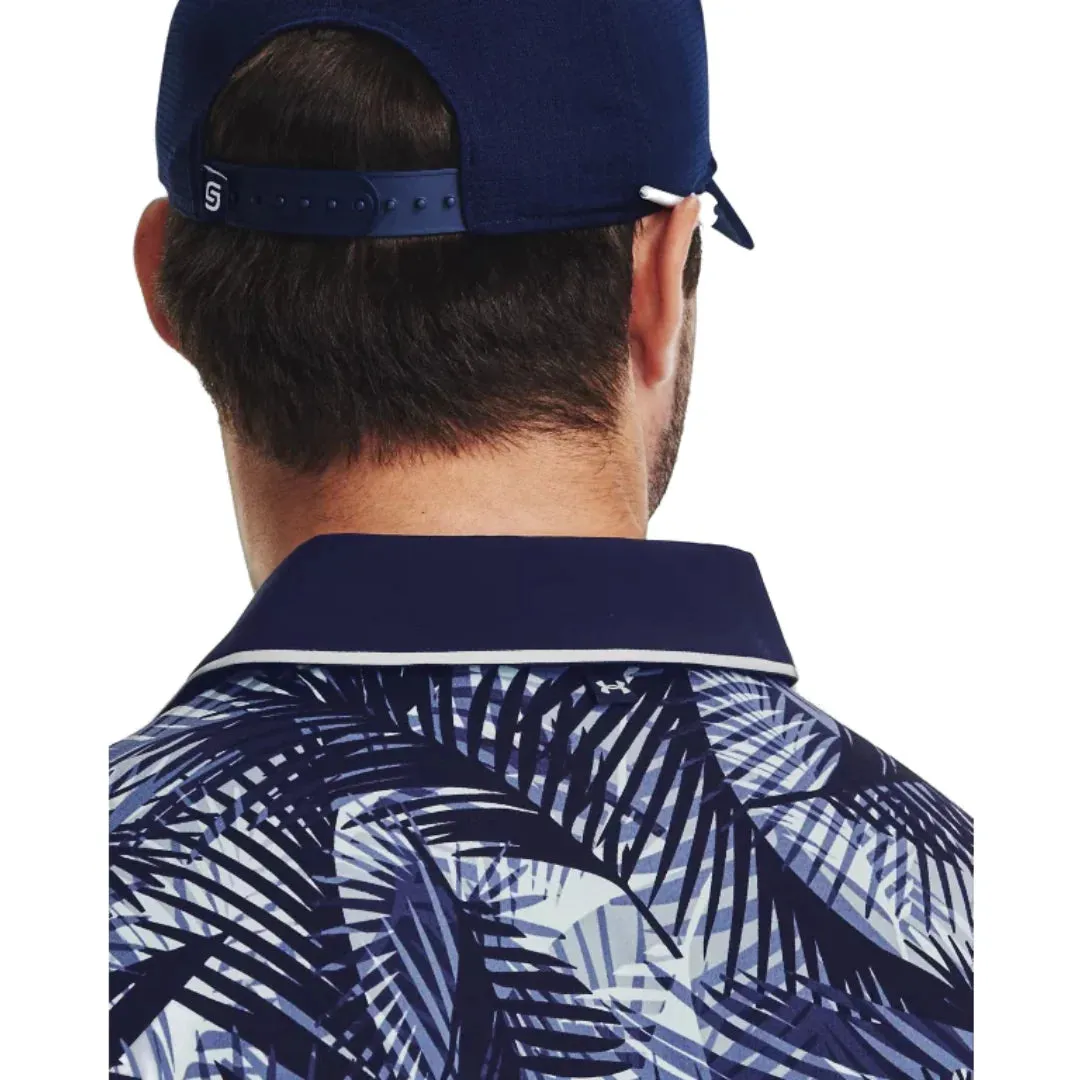 Under Armour - Iso-Chill Graphic Palm Polo, Blue (M & XL Only)