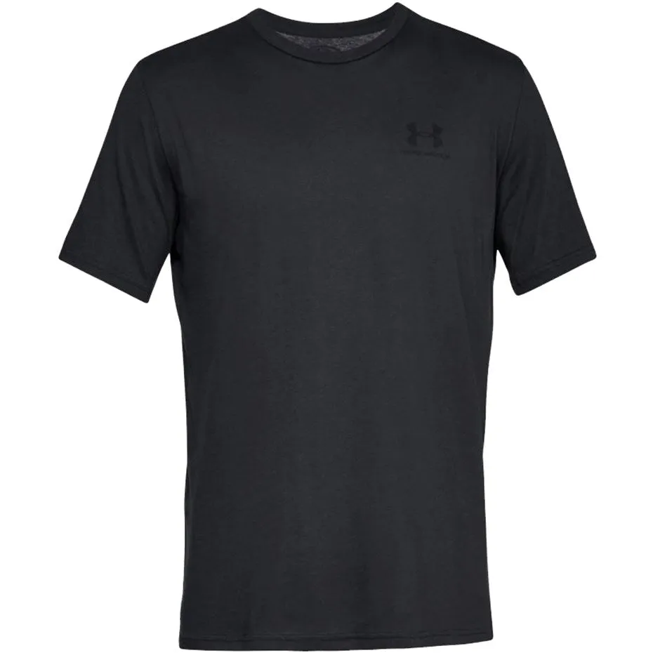 Under Armour Sportstyle Left Chest Ss Men's T-Shirt Black 1326799 001 M