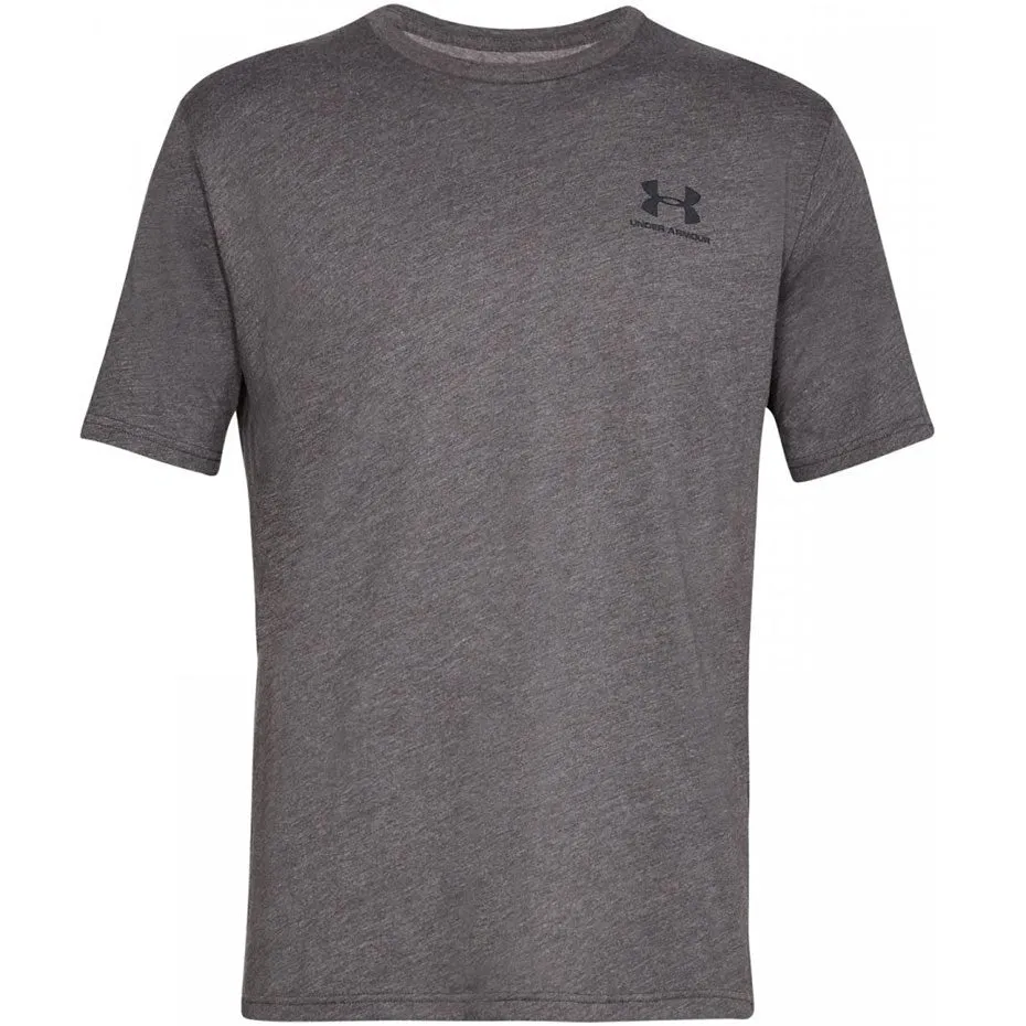 Under Armour Sportstyle Left Chest Ss Men's T-Shirt Dark Grey 1326799 019 M