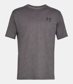 Under Armour Sportstyle Left Chest T-Shirt Crew Neck Short Sleeve Cotton, Polyester