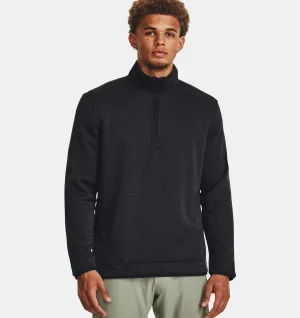 Under Armour - Storm SweaterFleece ¼ Zip, Black/White