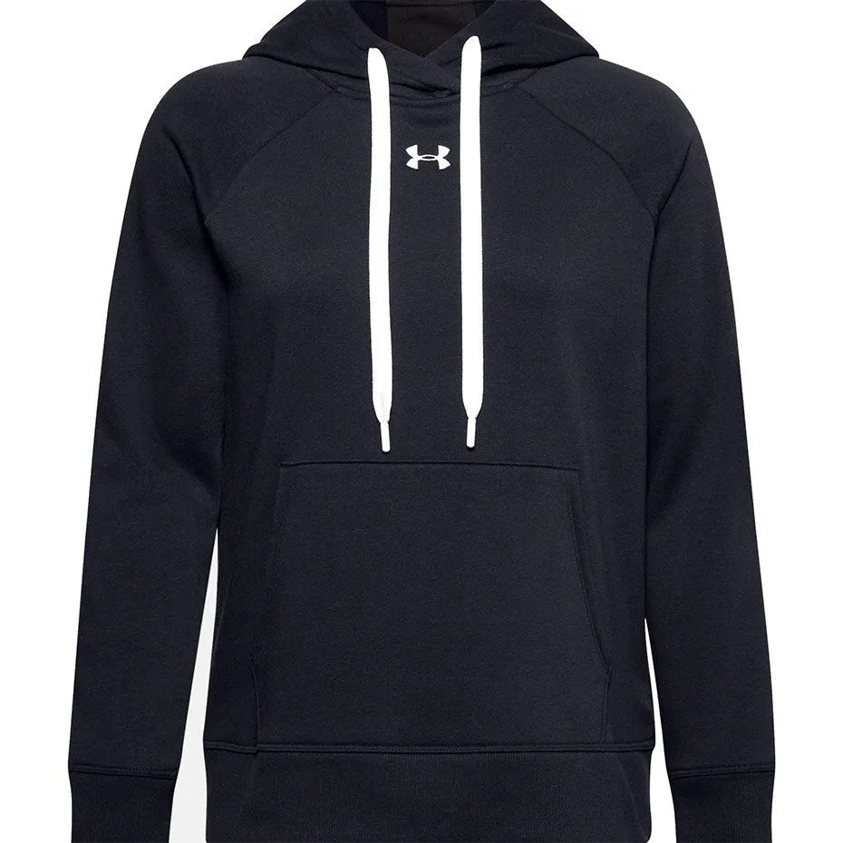 Under Armour Women's Rival Fleece Hb Hoodie Black 1356317 001