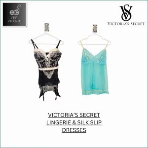 VICTORIA'S SECRET LINGERIE & SILK SLIP DRESSES (BUNDLE 1) - 20 PCS