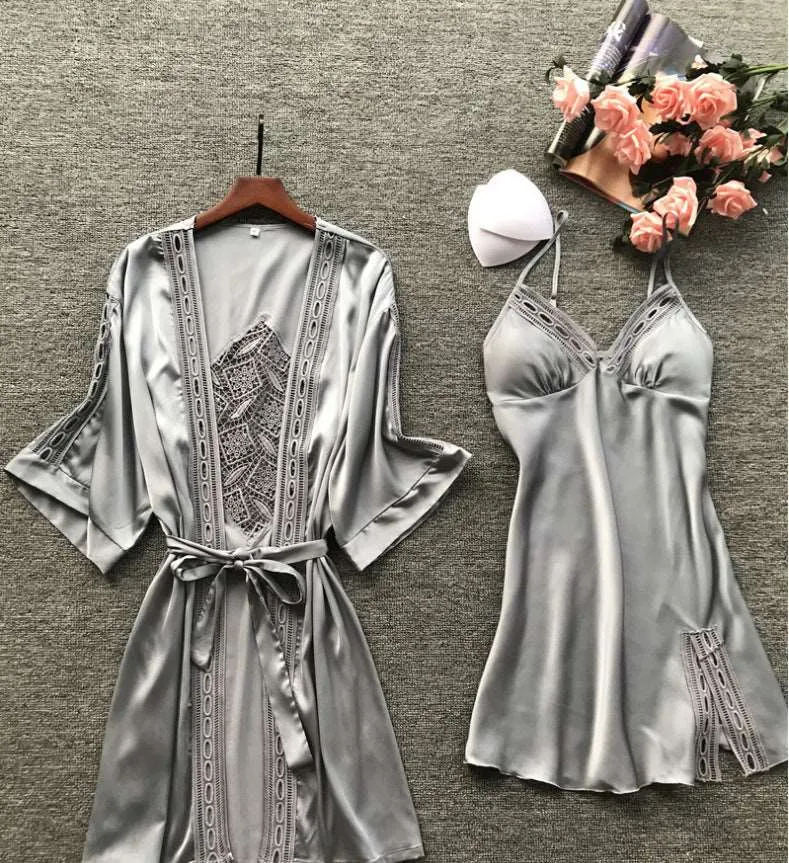 Women's Elegant Two-piece Pajamas Set