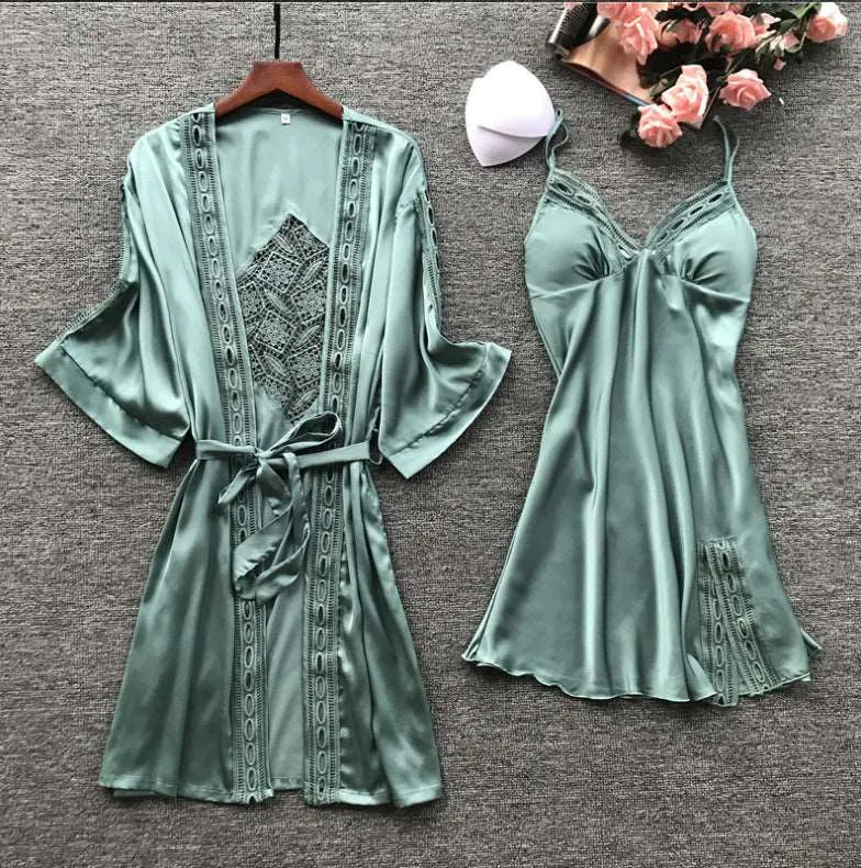 Women's Elegant Two-piece Pajamas Set