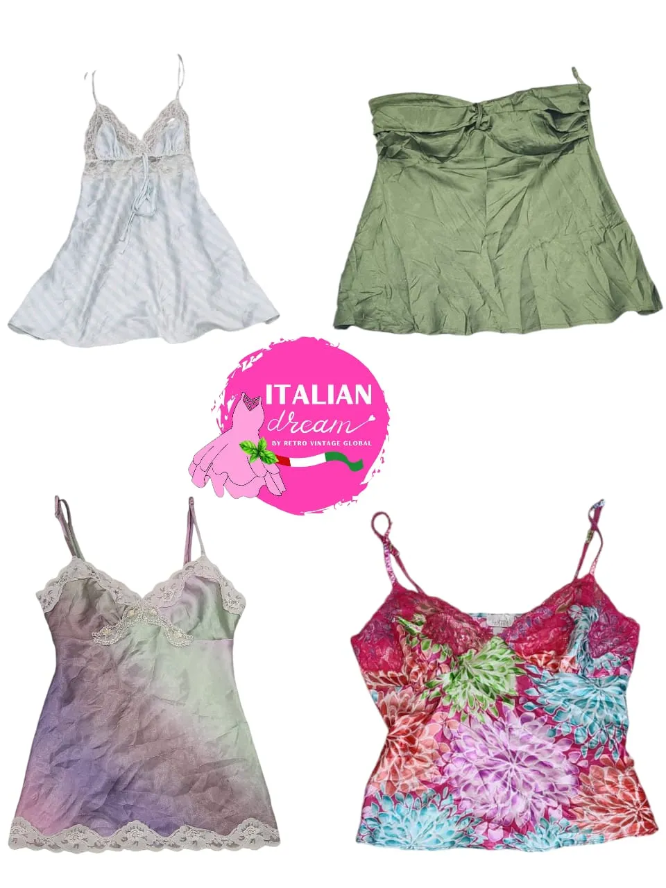 Y2K Princess Charm Silk and Lace Cami Tops